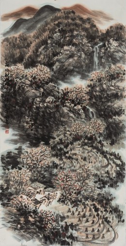 《商山秋浓》