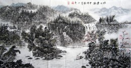 《秋江溪隐》