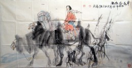 《草原风情图》