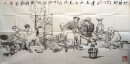 《村头树下》