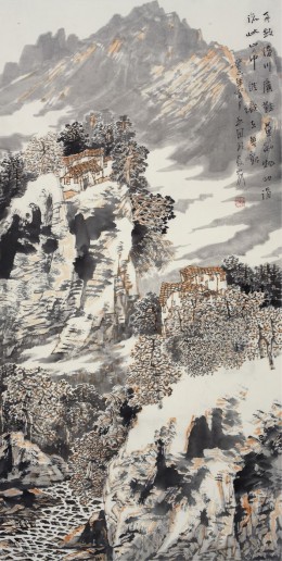 李玉田老师四尺山水